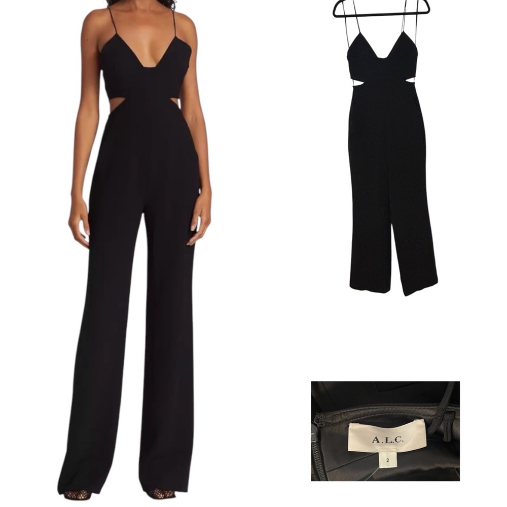 NWT A.L.C. Milan Cut-Out Wide-Leg Jumpsuit